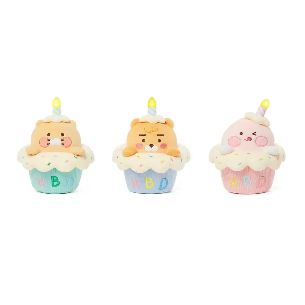 Kakao Friends - Happy Birthday Sparkle Cupcake Melody Plush Doll