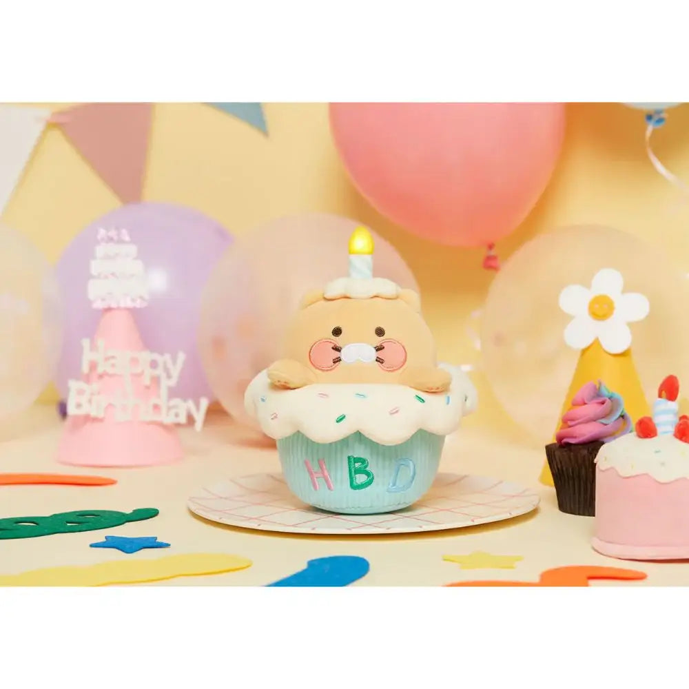 Kakao Friends - Happy Birthday Sparkle Cupcake Melody Plush Doll - Kakao Friends - Home & Living, Accessories - Harumio