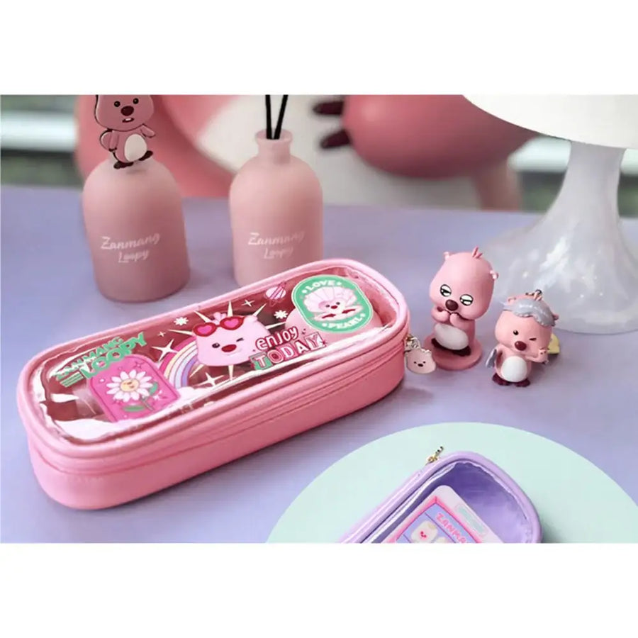 Kakao Friends x Zanmang Loopy - Enjoy Today Pencil Pouch - Kakao Friends - Pouch - Harumio