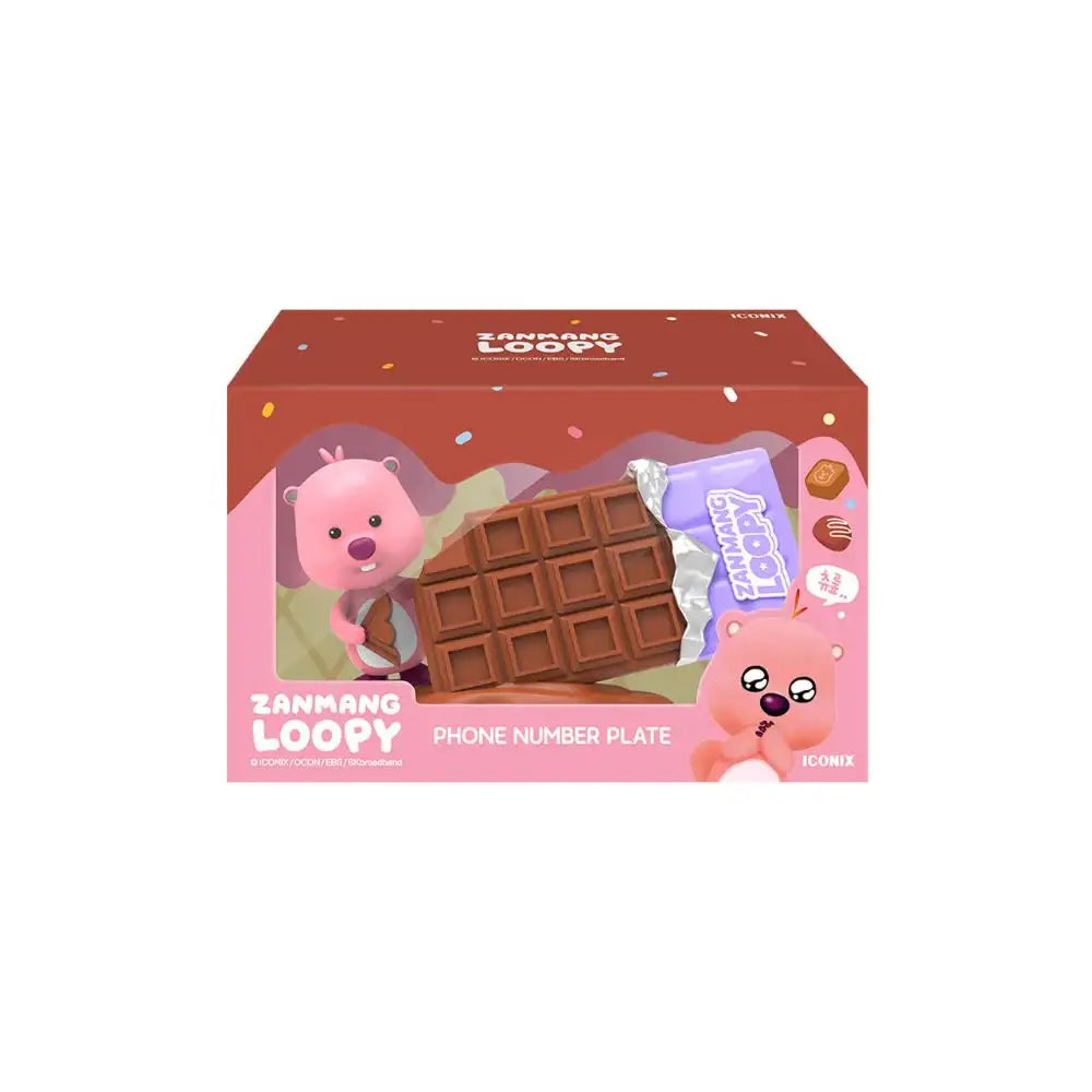 Kakao Friends x Zanmang Loopy - Phone Number Plate - Kakao Friends x Zanmang Loopy - Home & Living, Accessories - Harumio