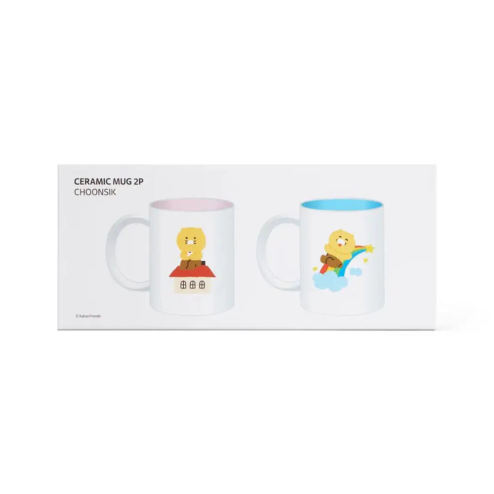 Kakao Friends - Choonsik Ceramic Mug Set - Kakao Friends - Home & Living, Accessories - Harumio