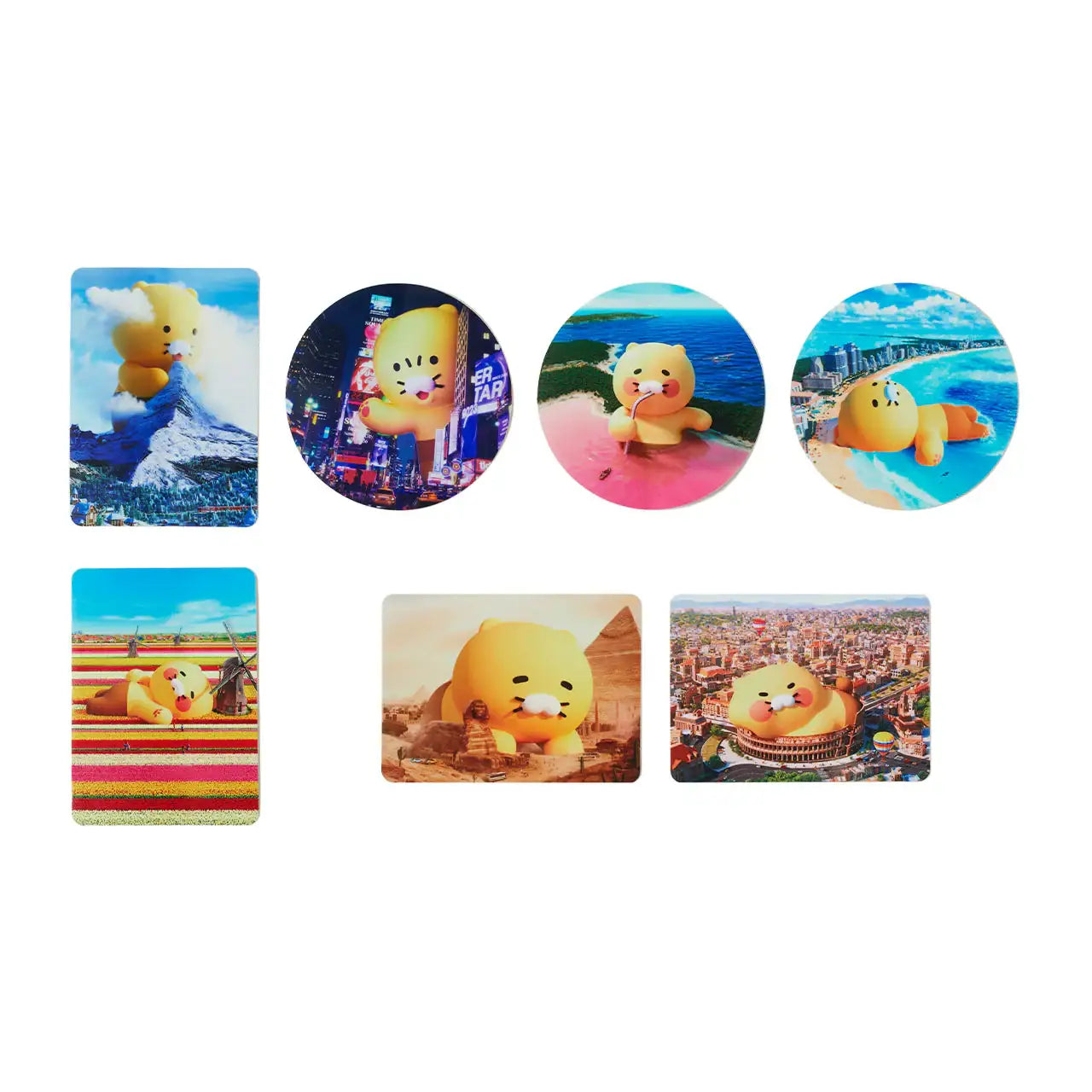Kakao Friends - Choonsik Travel Tour Sticker Set - Kakao Friends - Home & Living, Accessories - Harumio