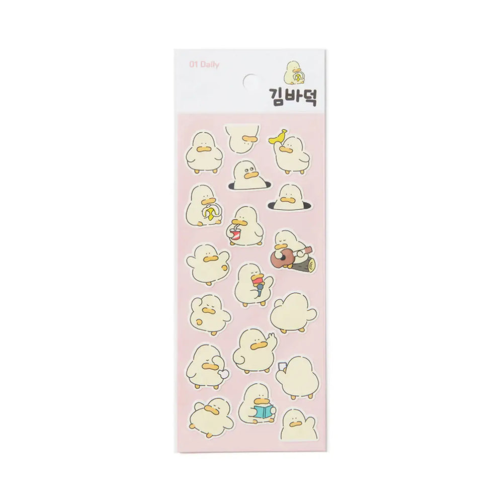 Kakao Friends - Kim Baduck Daily Life Sticker Set - Kakao Friends - Home & Living, Accessories - Harumio
