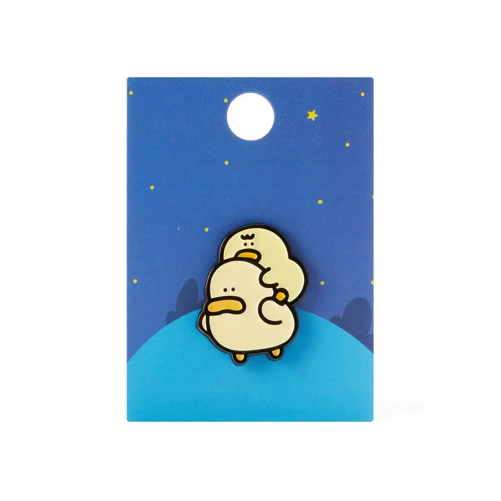 Kakao Friends - Poopy Baduck Metal Pin Badge - Kakao Friends - Home & Living, Accessories - Harumio