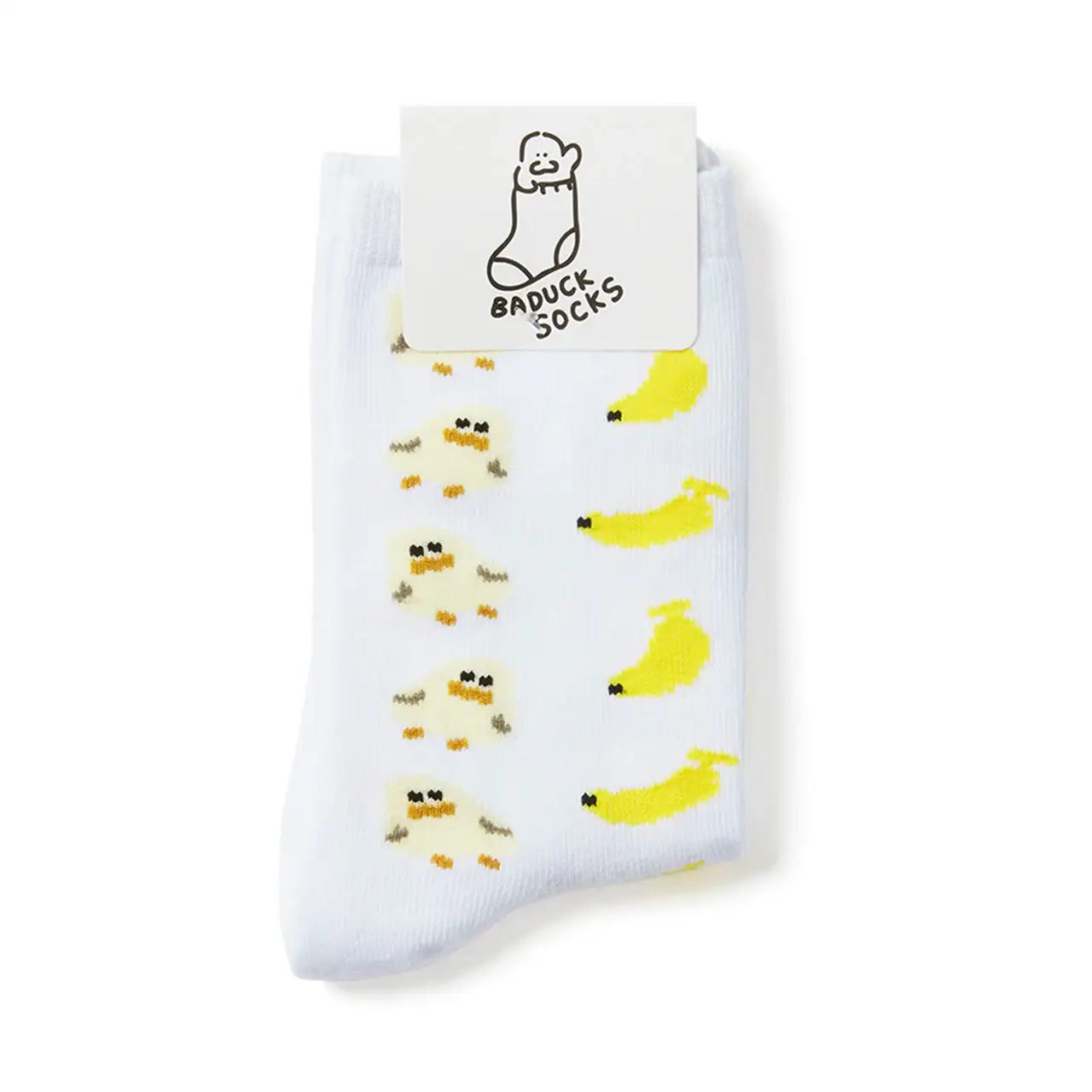 Kakao Friends - Baduck Banana Socks - Kakao Friends - Home & Living, Accessories - Harumio
