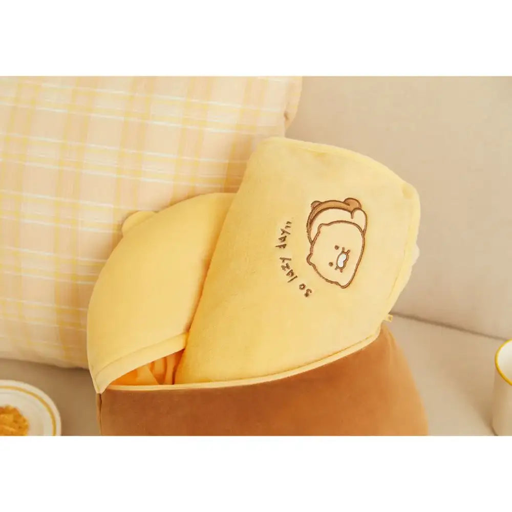 Kakao Friends - Choonsik Cozy Car Cushion Blanket - Kakao Friends - Home & Living, Accessories - Harumio