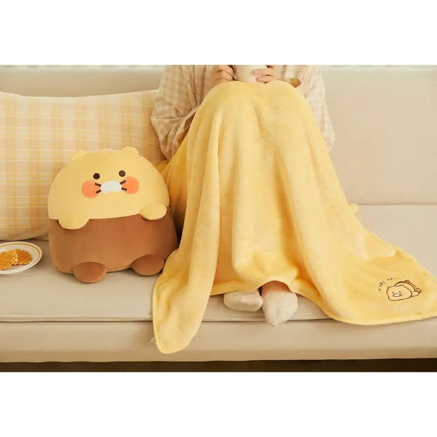 Kakao Friends - Choonsik Cozy Car Cushion Blanket - Kakao Friends - Home & Living, Accessories - Harumio