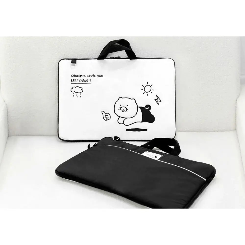 Kakao Friends - Doodle Doodle Choonsik Laptop Pouch (15-17") - Kakao Friends - Home & Living, Accessories - Harumio