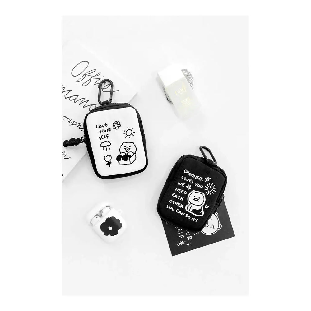 Kakao Friends - Doodle Doodle Choonsik Mini Pouch - Kakao Friends - Home & Living, Accessories - Harumio