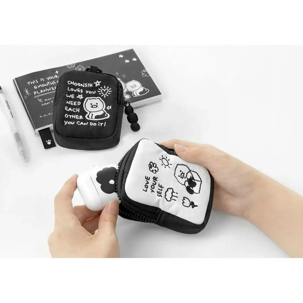 Kakao Friends - Doodle Doodle Choonsik Mini Pouch - Kakao Friends - Home & Living, Accessories - Harumio