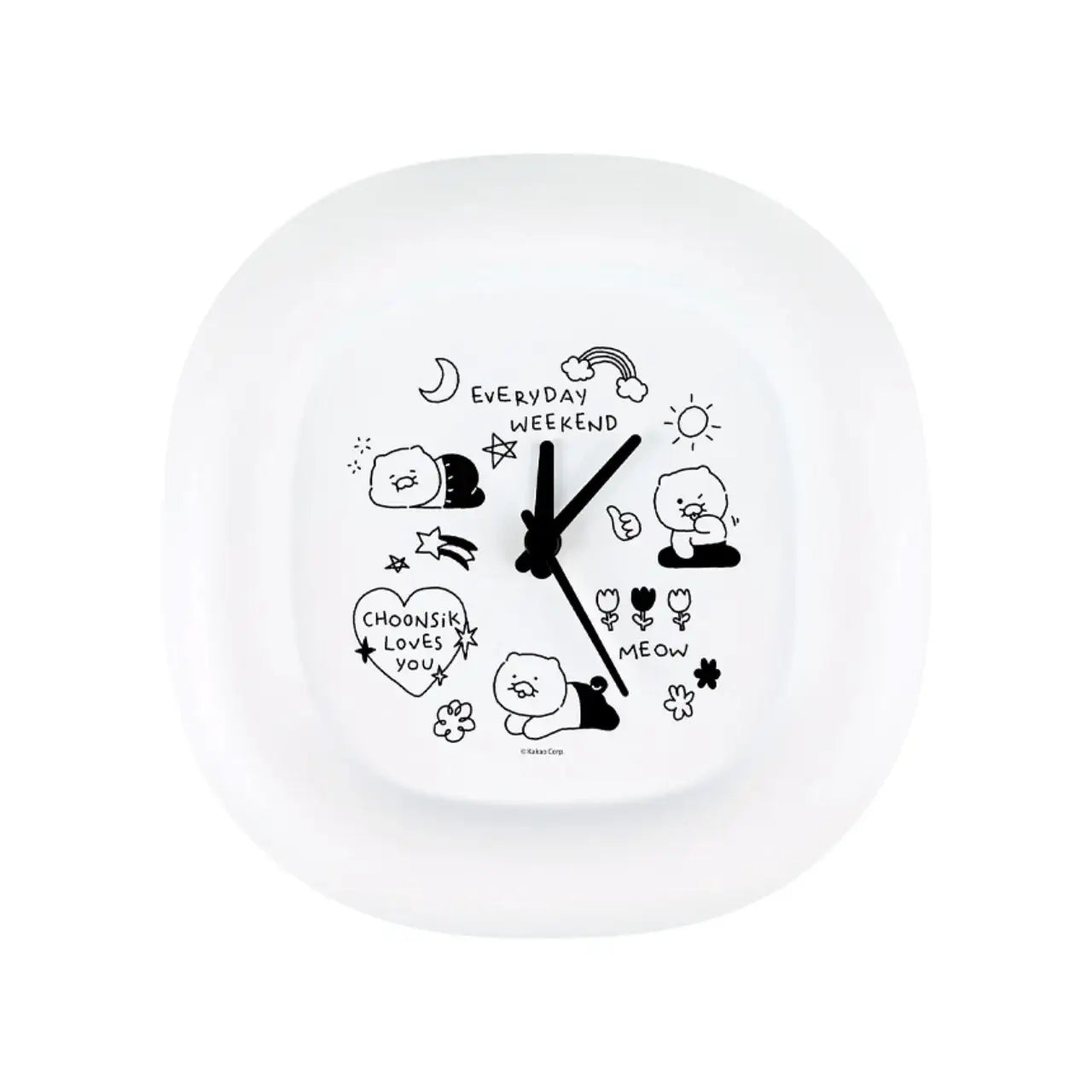 Kakao Friends - Doodle Doodle Choonsik Desk Clock - Kakao Friends - Home & Living, Accessories - Harumio