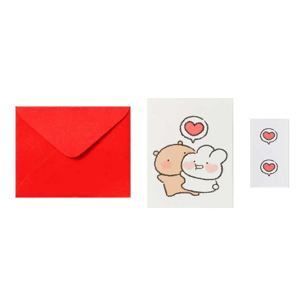 Kakao Friends - Tosim & Tomung Love Card Set - Kakao Friends - Home & Living, Accessories - Harumio