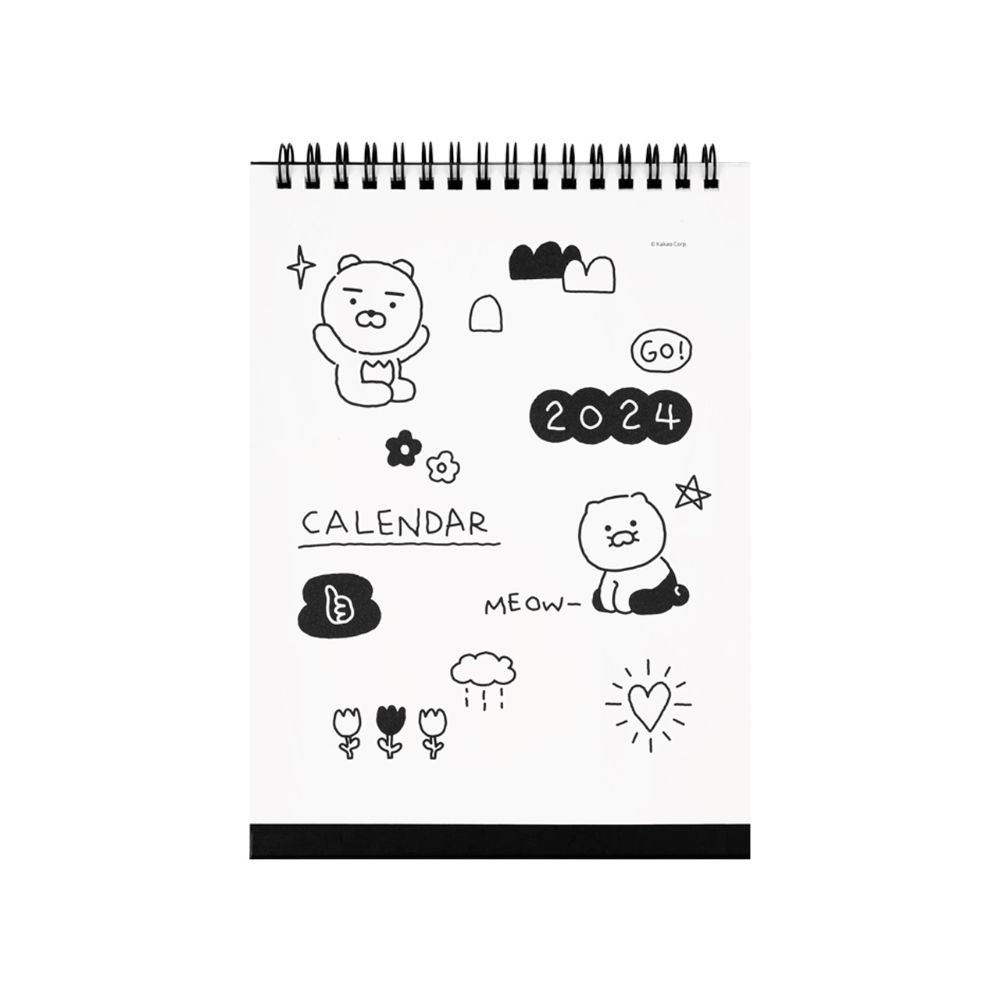 Kakao Friends - Doodle Doodle 2024 Desk Calendar