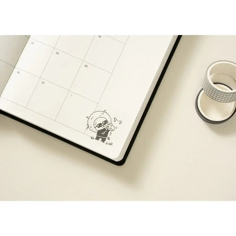 Kakao Friends - Choonsik Black Daily Diary - Kakao Friends - Home & Living, Accessories - Harumio