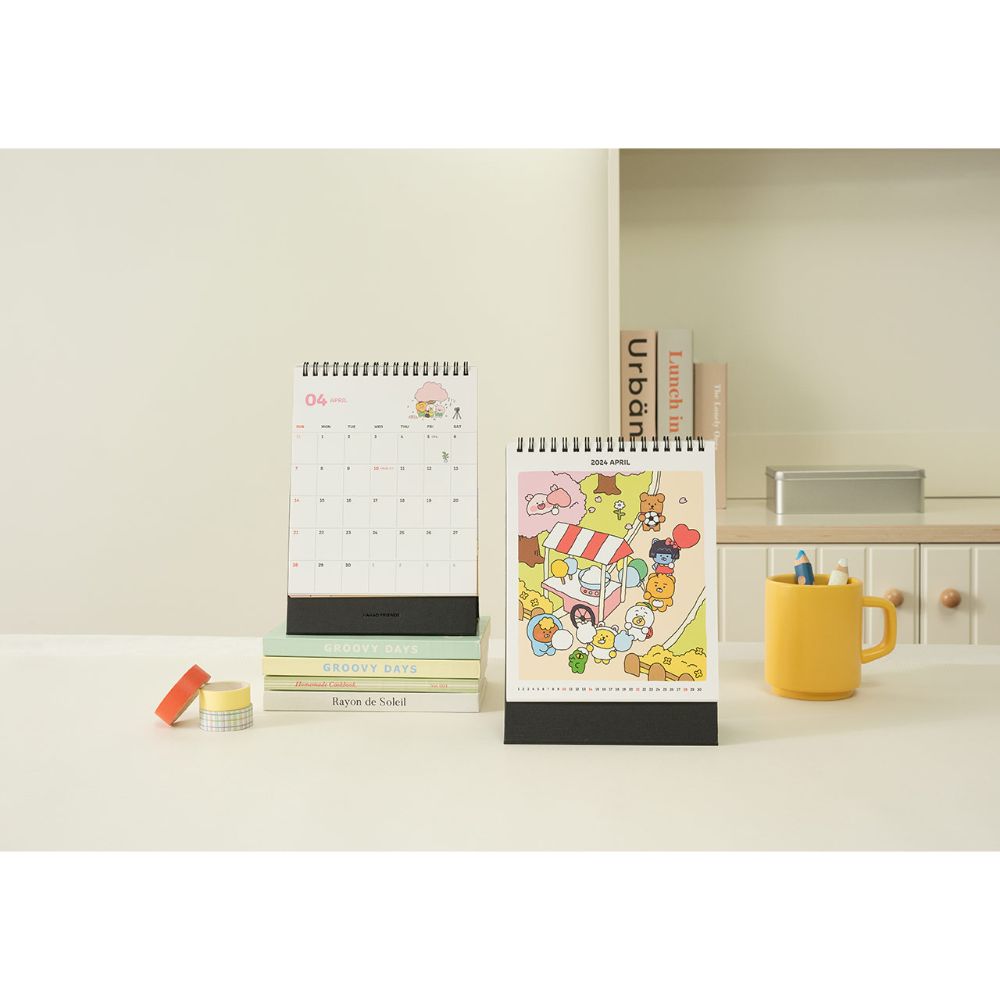 Kakao Friends - 2024 Desktop Calendar