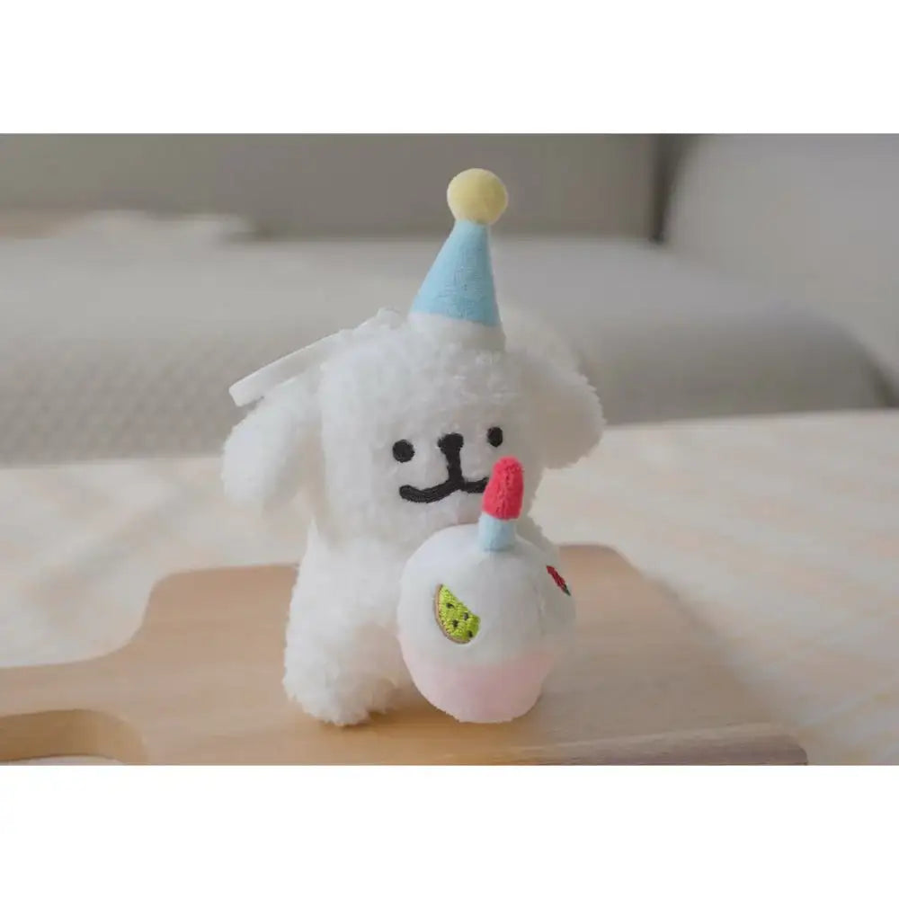 Kakao Friends - Good Wishes Maltese Figure Doll Keyring - Kakao Friends - Keyring - Harumio