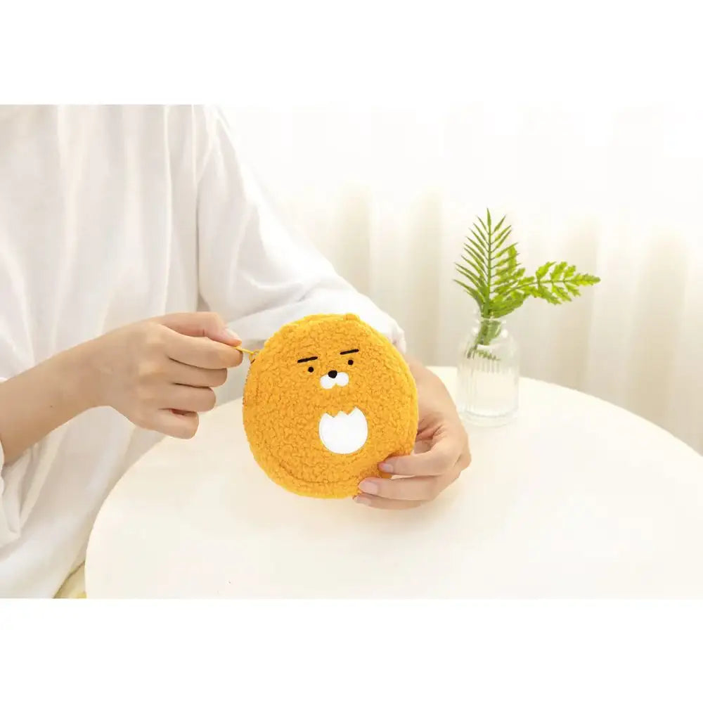 Kakao Friends - Boucle Flat Pouch - Kakao Friends - Pouches - Harumio