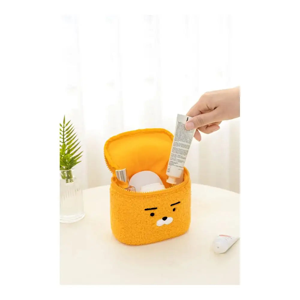 Kakao Friends - Boucle Cube Pouch - Kakao Friends - Pouches - Harumio