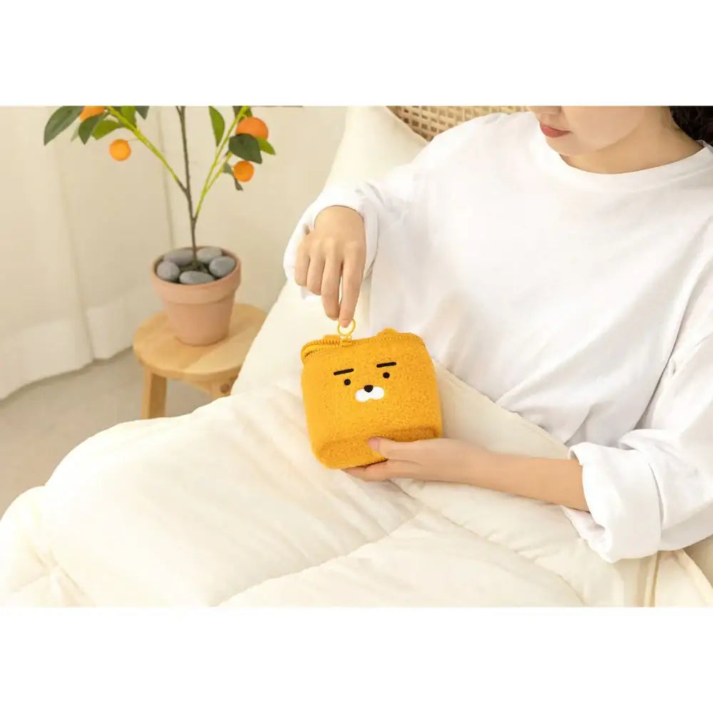 Kakao Friends - Boucle Cube Pouch - Kakao Friends - Pouches - Harumio