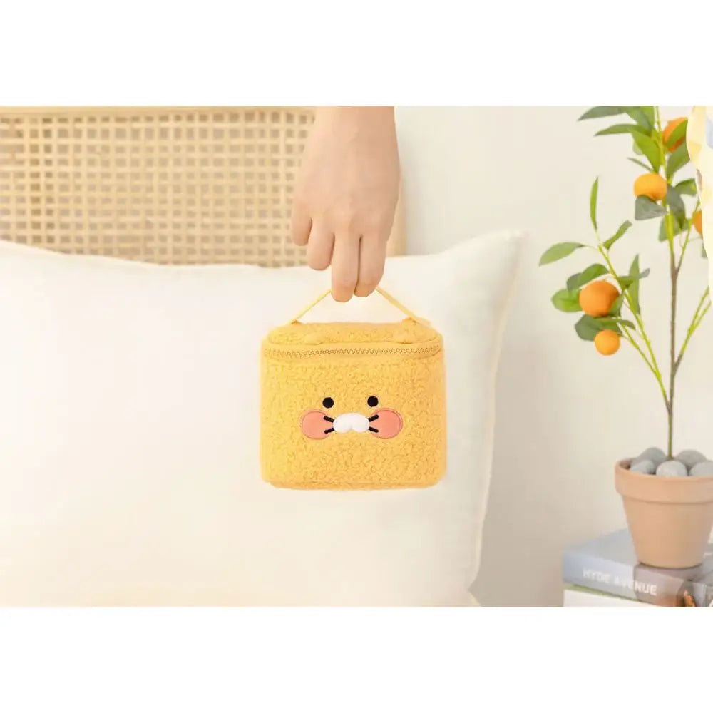 Kakao Friends - Boucle Cube Pouch - Kakao Friends - Pouches - Harumio