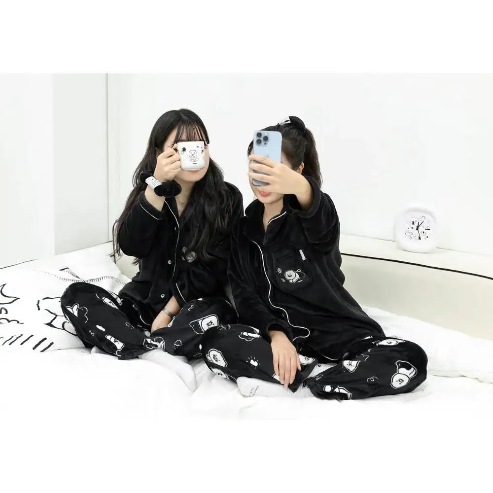 Kakao Friends - Doodle Doodle Choonsik Sleep Pyjamas Set - Kakao Friends - Clothing - Harumio