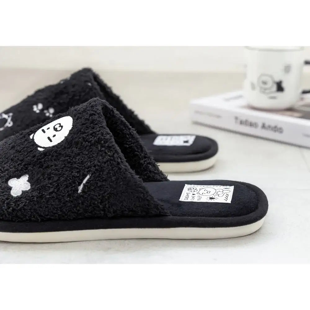 Kakao Friends - Doodle Doodle Ryan & Choonsik Fur Slippers - Kakao Friends - Home & Living, Accessories - Harumio