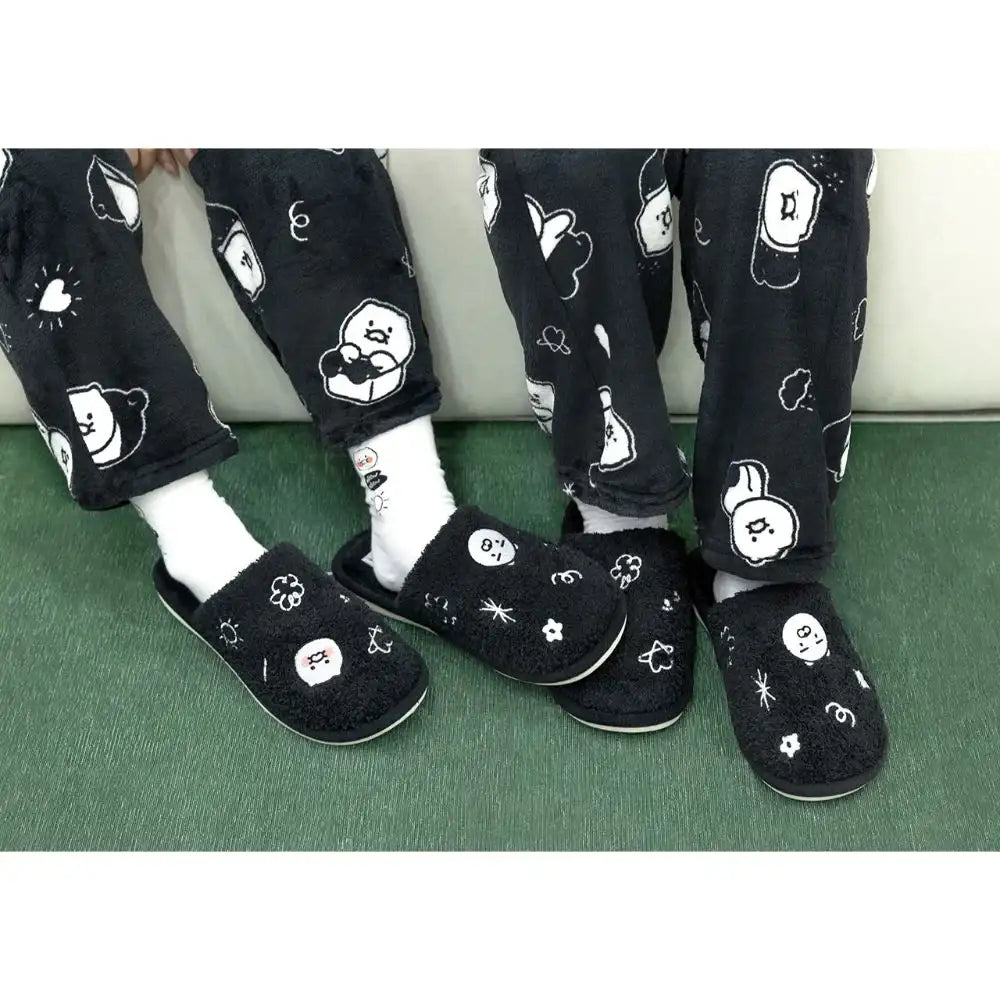 Kakao Friends - Doodle Doodle Ryan & Choonsik Fur Slippers - Kakao Friends - Home & Living, Accessories - Harumio
