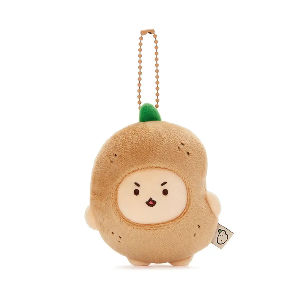 Kakao Friends - Potato Broken Bear Mini Doll Keyring (Basic)