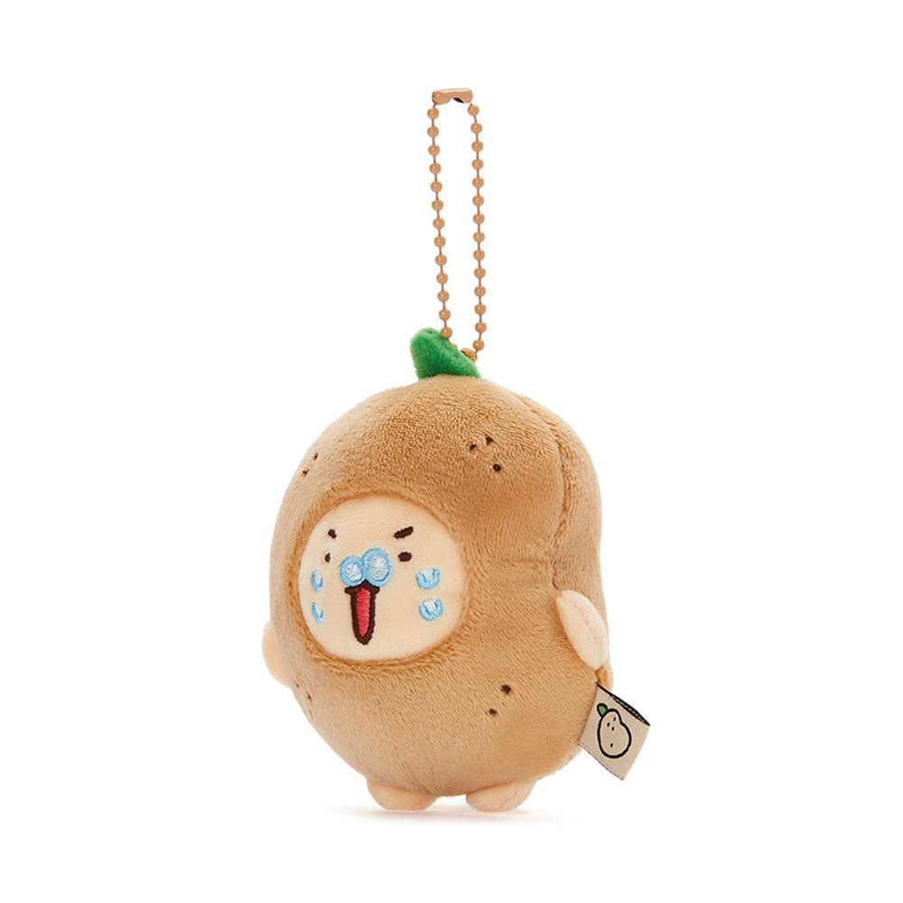 Kakao Friends - Potato Broken Bear Mini Doll Keyring