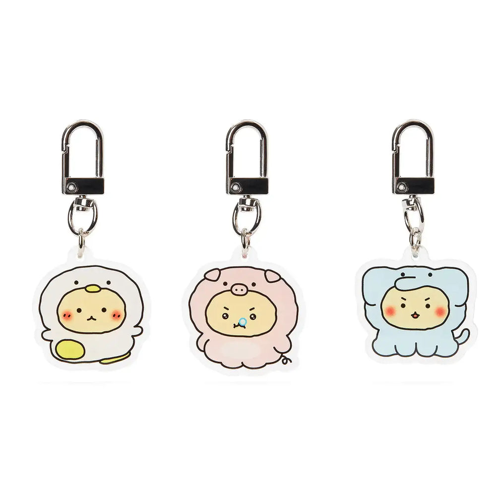 Kakao Friends - Broken Bear Animal Acrylic Keyring (Random) - Kakao Friends - Acrylic Keyring - Harumio