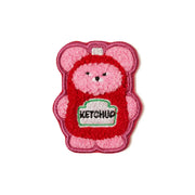 Kakao Friends - Pingsabi Bear Full Body Ketchup Wappen Sticker - Kakao Friends - Home & Living, Accessories - Harumio