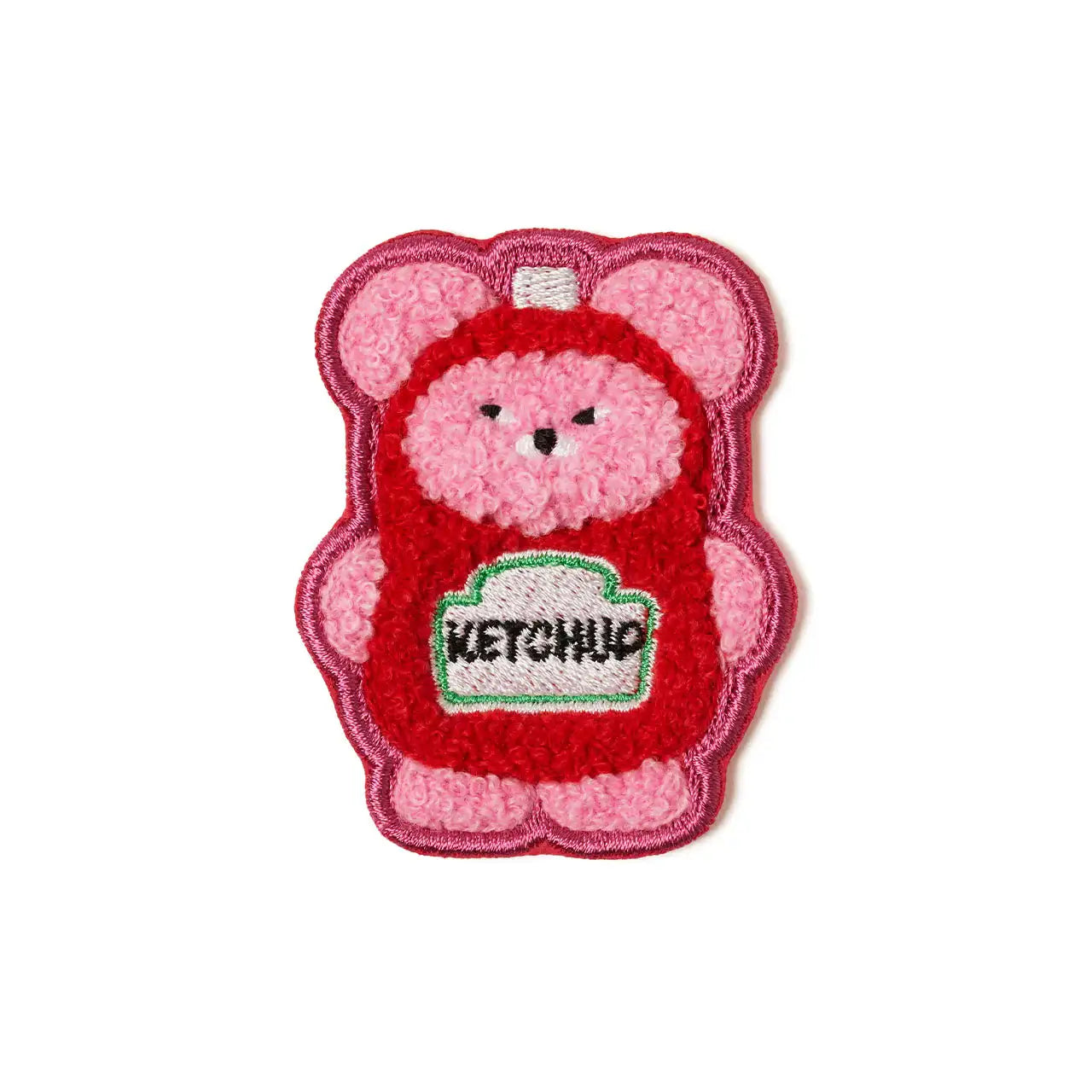 Kakao Friends - Pingsabi Bear Full Body Ketchup Wappen Sticker - Kakao Friends - Home & Living, Accessories - Harumio