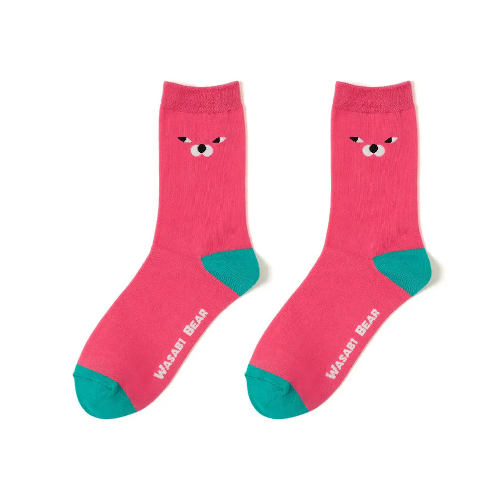 Kakao Friends - Pingsabi Bear Embroidered Socks - Kakao Friends - Home & Living, Accessories - Harumio