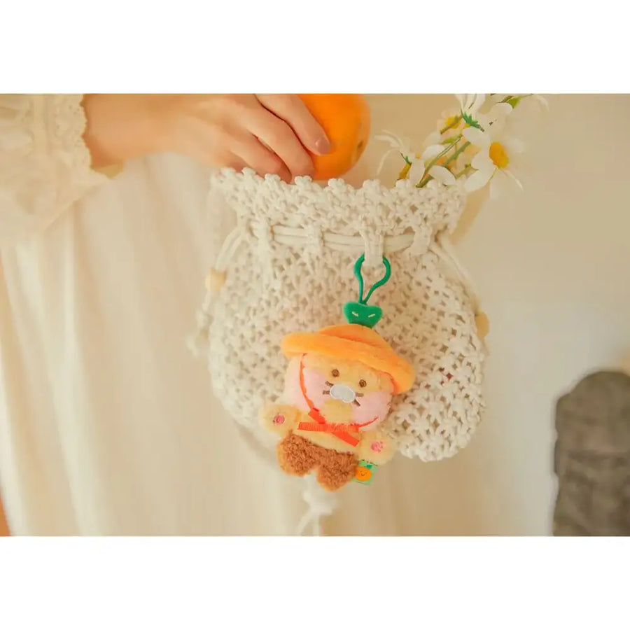 Kakao Friends - Friends in Jeju Tangerine Choonsik Poster Fossil Keyring - Kakao Friends - Home & Living, Accessories - Harumio