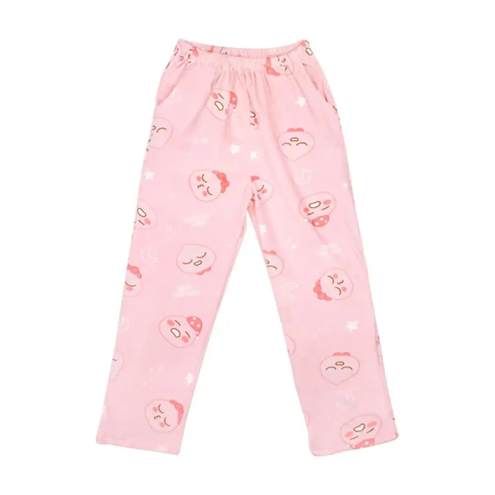 Kakao Friends - Apeach Soft Sleeping Pants - Kakao Friends - Clothing - Harumio