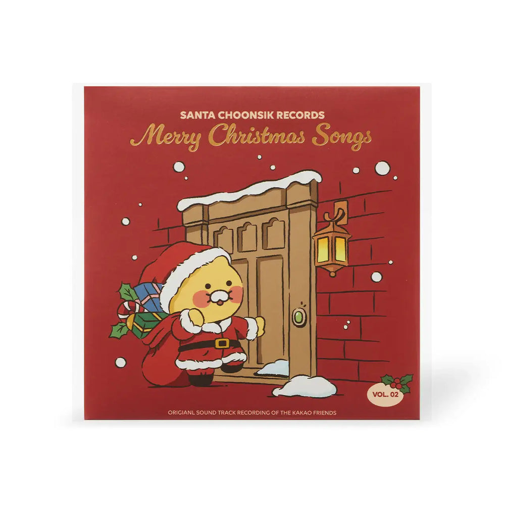 Kakao Friends - Santa Choonsik Merry Christmas Songs LP Card - Kakao Friends - Home & Living, Accessories - Harumio