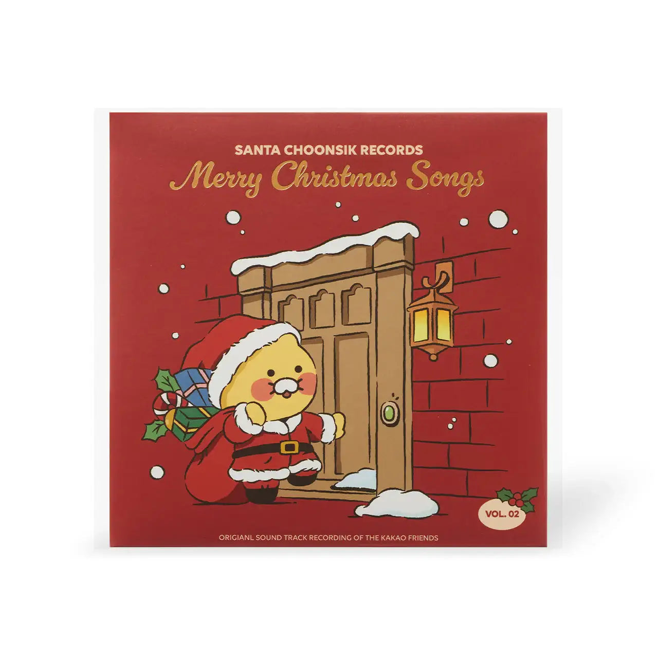 Kakao Friends - Santa Choonsik Merry Christmas Songs LP Card - Kakao Friends - Home & Living, Accessories - Harumio