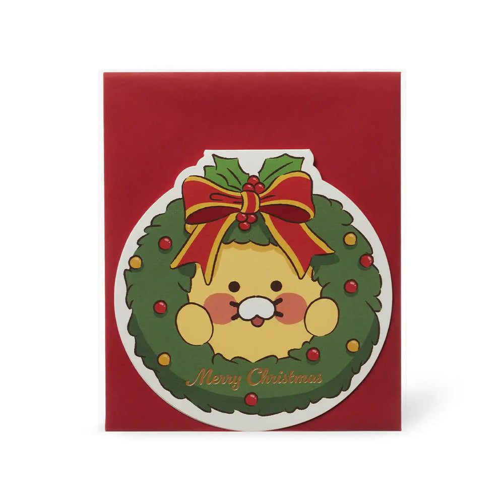 Kakao Friends - Merry Choonsik Lease Christmas Card - Kakao Friends - Home & Living, Accessories - Harumio
