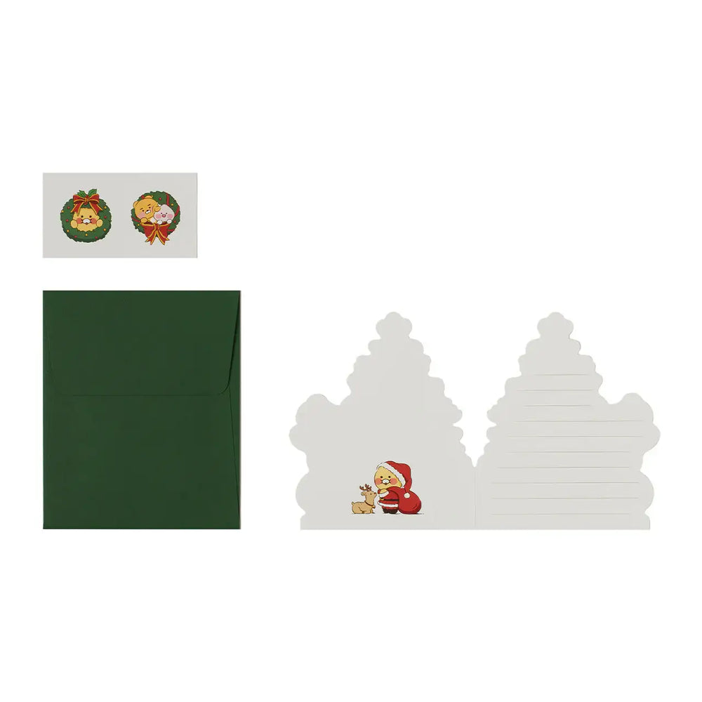 Kakao Friends - Dear My Santa Tree Christmas Card - Kakao Friends - Home & Living, Accessories - Harumio