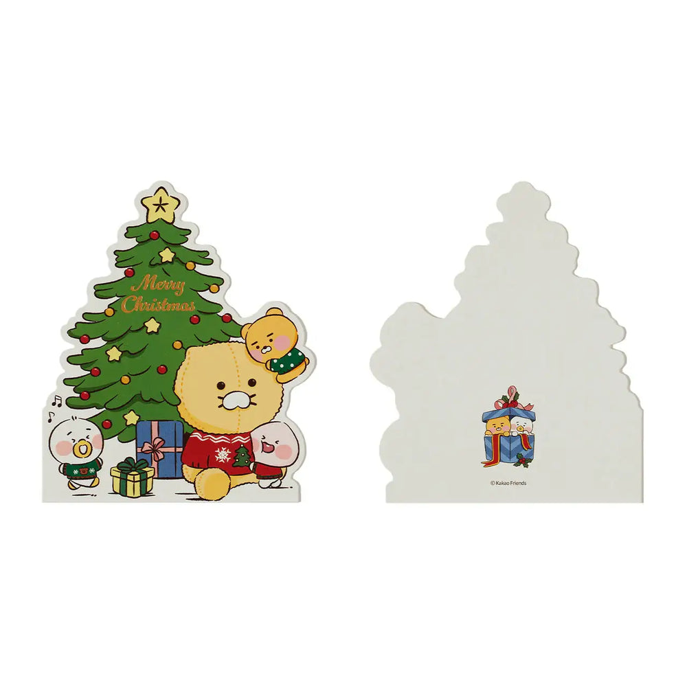 Kakao Friends - Dear My Santa Tree Christmas Card - Kakao Friends - Home & Living, Accessories - Harumio