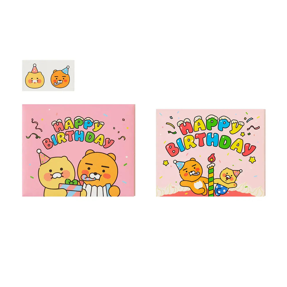 Kakao Friends - Bling Party Happy Birthday Pop Up Card