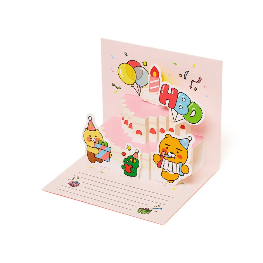 Kakao Friends - Bling Party Happy Birthday Pop Up Card - Kakao Friends - Home & Living, Accessories - Harumio