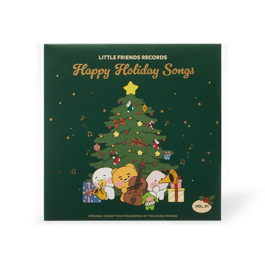 Kakao Friends - Happy Holiday Songs LP Card - Kakao Friends - Home & Living, Accessories - Harumio