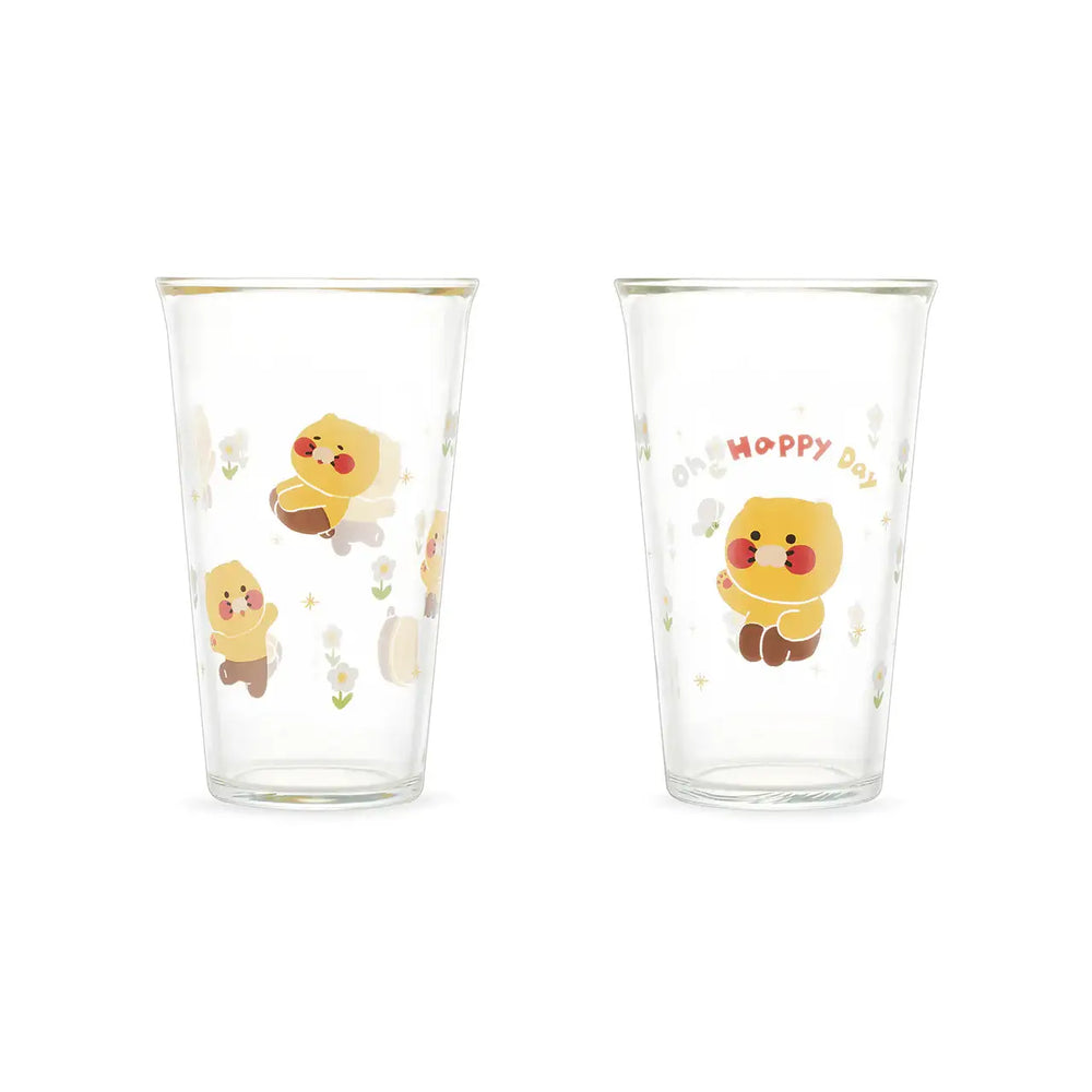 Kakao Friends - Oh Happy Day Choonsik Glass Cup Set - Kakao Friends - Home & Living, Accessories - Harumio