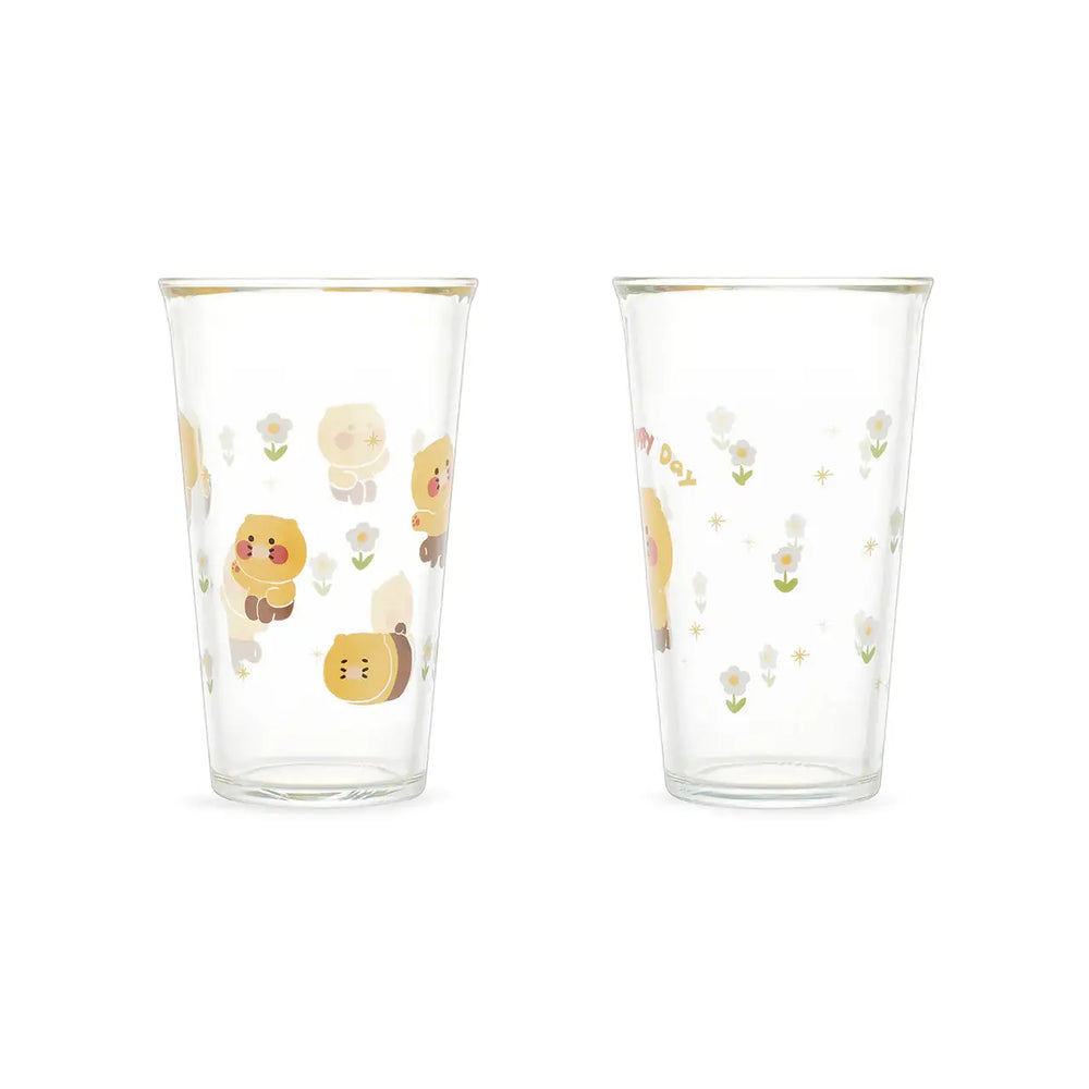 Kakao Friends - Oh Happy Day Choonsik Glass Cup Set - Kakao Friends - Home & Living, Accessories - Harumio