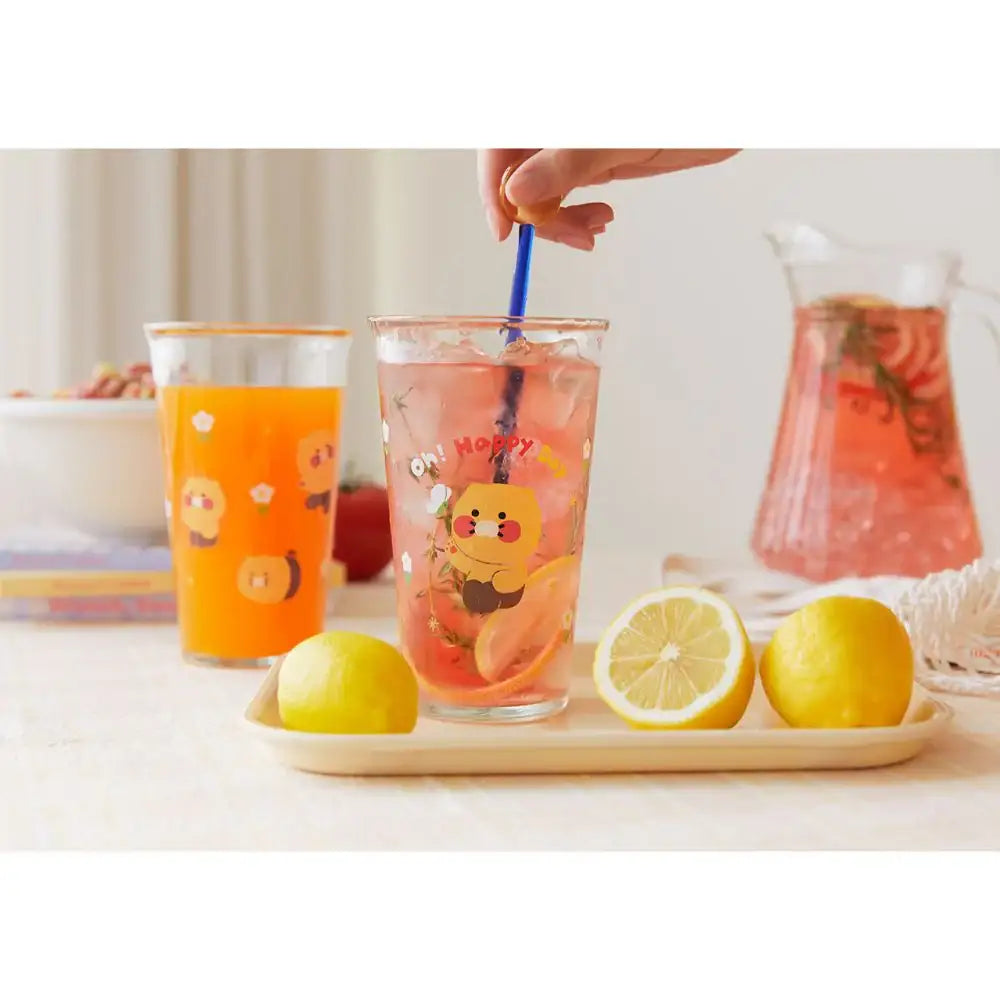 Kakao Friends - Oh Happy Day Choonsik Glass Cup Set - Kakao Friends - Home & Living, Accessories - Harumio
