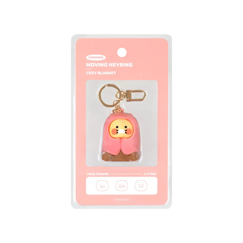 Kakao Friends - Choonsik Cozy Blanket Moving Keyring