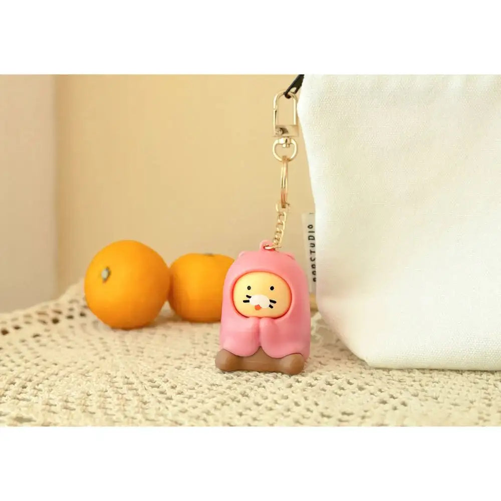 Kakao Friends - Choonsik Cozy Blanket Moving Keyring