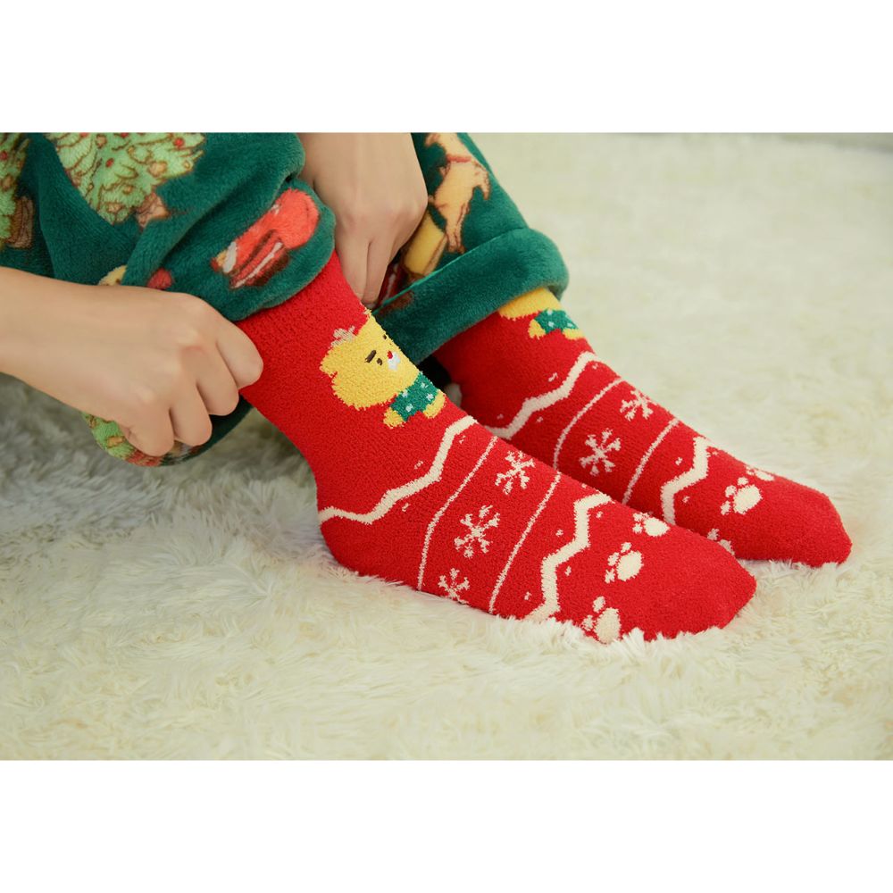 Kakao Friends - Dear My Santa Little Ryan Sleeping Socks