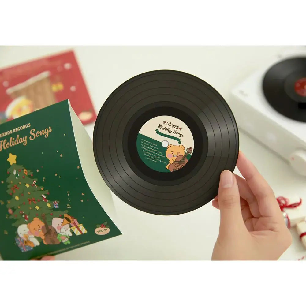 Kakao Friends - Happy Holiday Songs LP Card - Kakao Friends - Home & Living, Accessories - Harumio